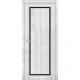 Двери Europe Doors Кипр PVC Черное стекло