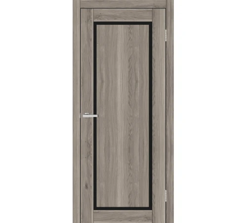 Двери Europe Doors Кипр PVC Черное стекло