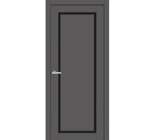 Двери Europe Doors Кипр PVC Черное стекло
