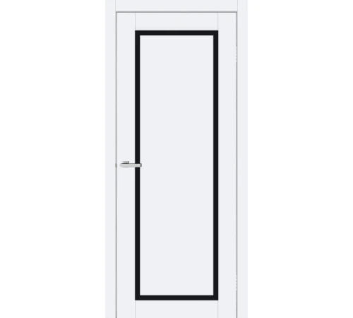 Двери Europe Doors Кипр PVC Черное стекло