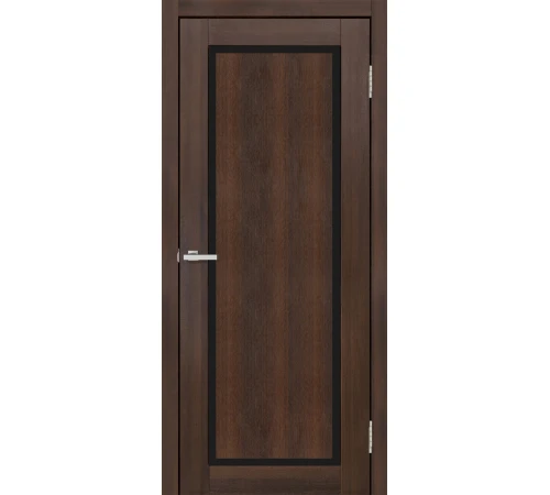 Двери Europe Doors Кипр PVC Черное стекло