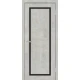Двери Europe Doors Кипр PVC Черное стекло