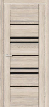 Двері Europe Doors Туреччина PVC Чорне скло