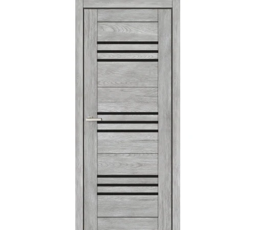 Двері Europe Doors Монако PVC Чорне скло