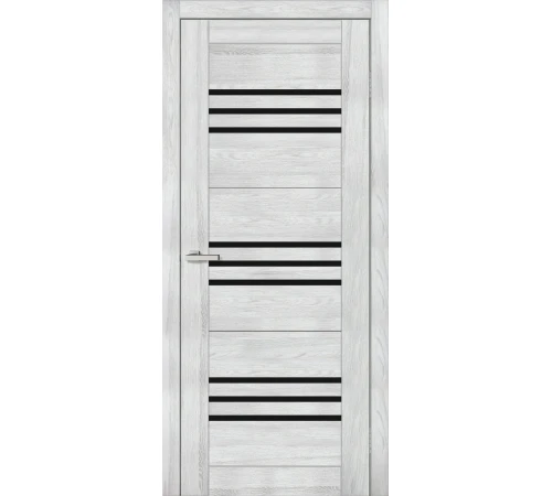 Двері Europe Doors Монако PVC Чорне скло