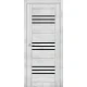 Двері Europe Doors Монако PVC Чорне скло