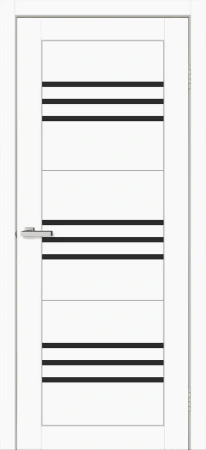 Двери Europe Doors Монако PVC Черное стекло