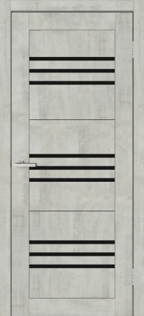Двери Europe Doors Монако PVC Черное стекло