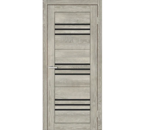 Двері Europe Doors Монако PVC Чорне скло