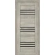 Двері Europe Doors Монако PVC Чорне скло