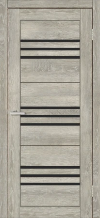 Двери Europe Doors Монако PVC Черное стекло