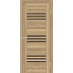 Двері Europe Doors Монако PVC Чорне скло