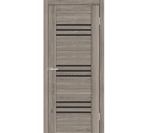 Двері Europe Doors Монако PVC Чорне скло