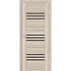 Двері Europe Doors Монако PVC Чорне скло