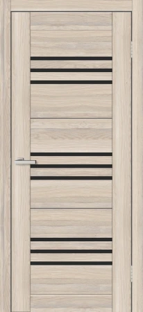 Двери Europe Doors Монако PVC Черное стекло