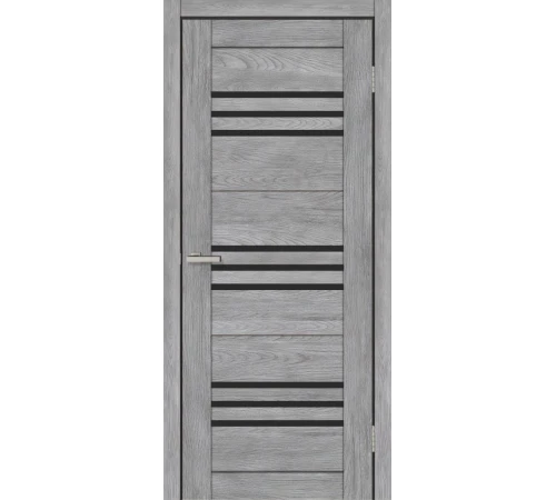 Двері Europe Doors Монако PVC Чорне скло
