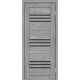 Двері Europe Doors Монако PVC Чорне скло