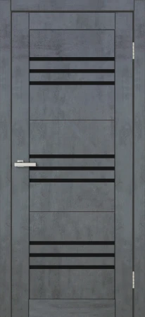 Двери Europe Doors Монако PVC Черное стекло