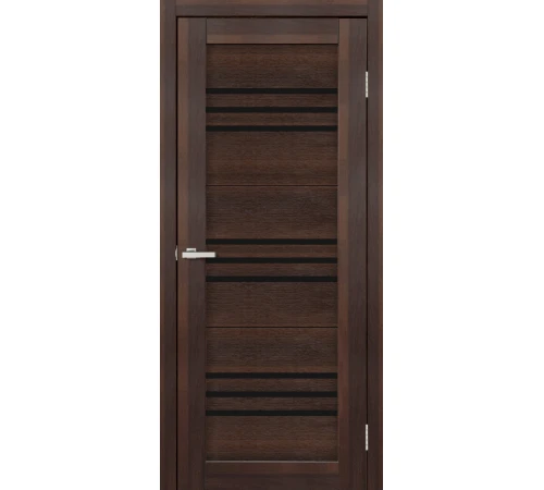 Двері Europe Doors Монако PVC Чорне скло