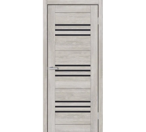 Двері Europe Doors Монако PVC Чорне скло