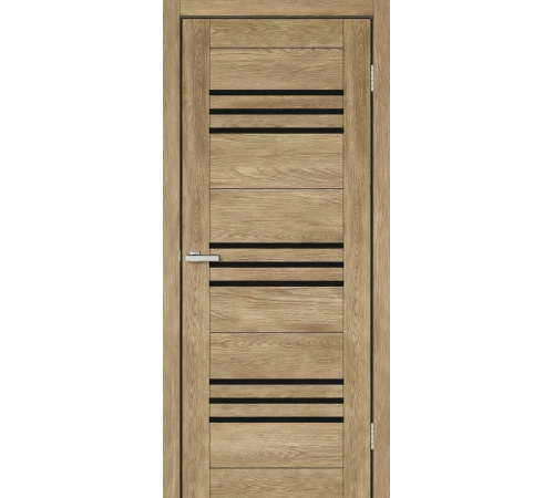 Двері Europe Doors Монако PVC Чорне скло