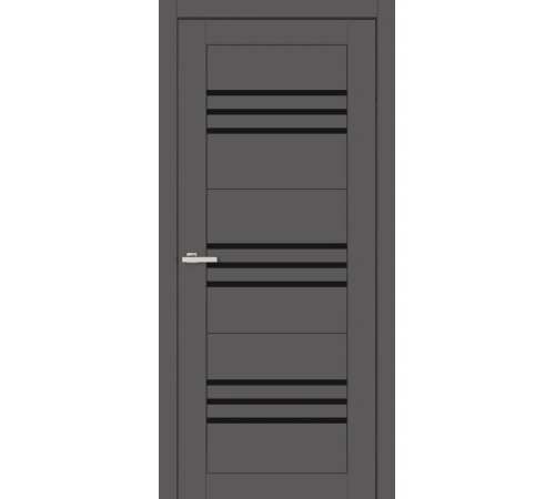 Двері Europe Doors Монако SUPER MATE Чорне скло