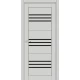 Двері Europe Doors Монако SUPER MATE Чорне скло