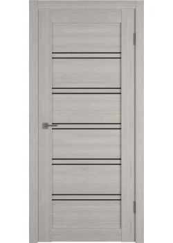 Двері Hygge Atum Pro 28 Stone Oak Чорне скло