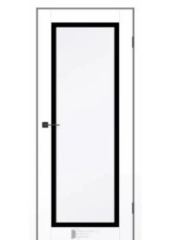 Двери KFD Prestige 6 Черное стекло