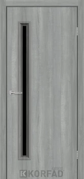 Двери Korfad Express CORNER GLASS-01 Черное стекло