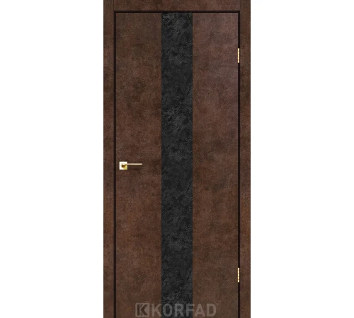 Межкомнатные Двери Korfad Glass Loft Plato GLP-03 ПВХ плёнка