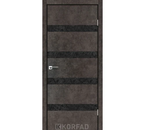Міжкімнатні Двері Korfad Glass Loft Plato GLP-04 ПВХ плівка