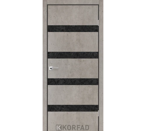 Міжкімнатні Двері Korfad Glass Loft Plato GLP-04 ПВХ плівка
