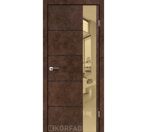 Міжкімнатні Двері Korfad Glass Loft Plato GLP-05 ПВХ плівка
