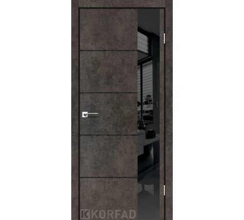 Міжкімнатні Двері Korfad Glass Loft Plato GLP-05 ПВХ плівка