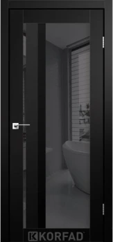 Двери Korfad Aliano AL-06 Super PET Двухстороннее графит зеркало