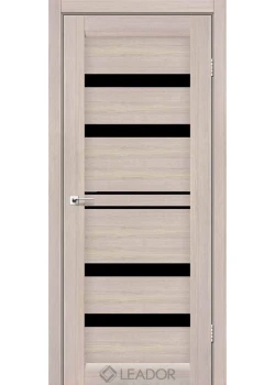Двери Leador Doors Cremona монблан Черное стекло