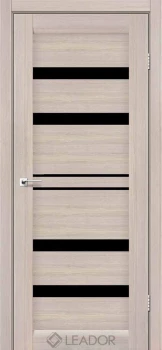Двери Leador Doors Cremona монблан Черное стекло