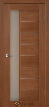 Двери Leador Doors Lorenza Сатин бронза браун