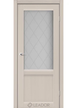 Двери Leador Doors Laura LR-01 сатин белый дуб латте