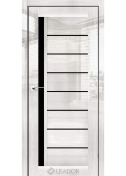 Двери Leador Gloss BERGEN Черное стекло