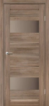 Двери Leador Doors Arona Сатин бронза серое дерево