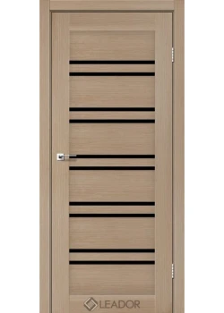 Двери Leador Doors Sicilia Черное стекло