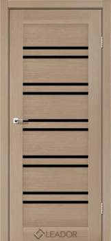 Двери Leador Doors Sicilia Черное стекло