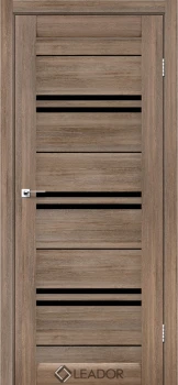 Двери Leador Doors Malta Черное стекло