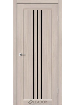 Двери Leador Doors Verona монблан Черное стекло
