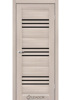 Двери Leador Doors Sovana монблан Черное стекло