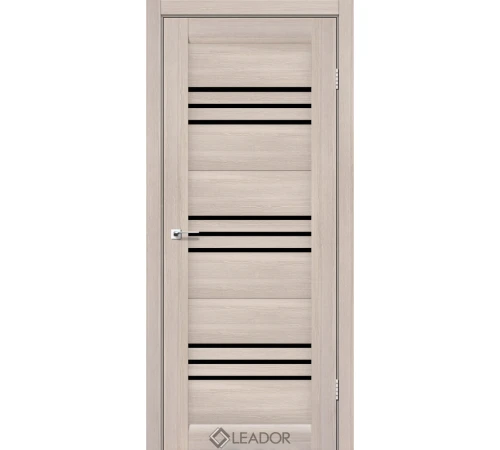 Двери Leador Doors Sovana монблан Черное стекло