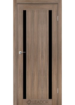 Двери Leador Doors Catania Черное стекло