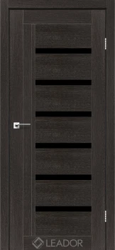 Двери Leador Doors Amelia Черное стекло